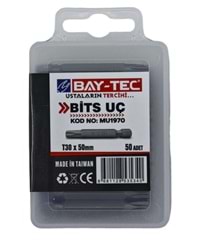 Mu1970 Bay-Tec Kare Tork Bits Uç T30*50Mm