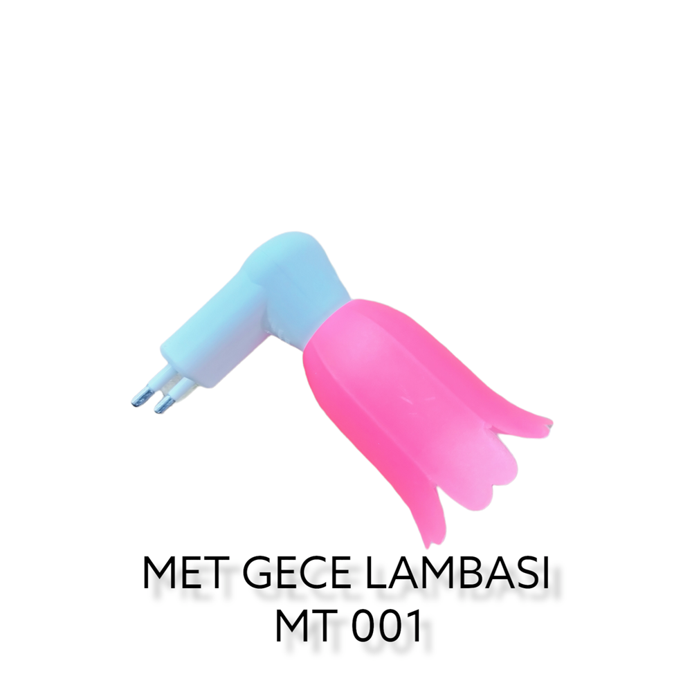 Mt 001 Met Gece Lambası - Anahtarlı