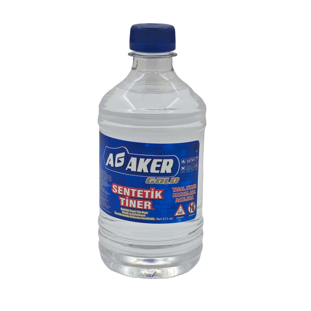 12898 Agaker Gold Sentetik Tiner 1/1 513ml