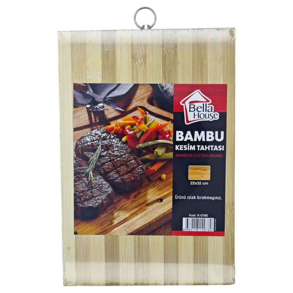 K-0780 Bella House Bambu Kesim Tahtası 22*32cm