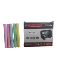 STR-1624 Solestar Renkli Tebeşir 100Lü