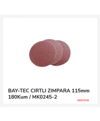 Mk0245-2 Bay-Tec Cırtlı Zımpara 115Mm 180Kum