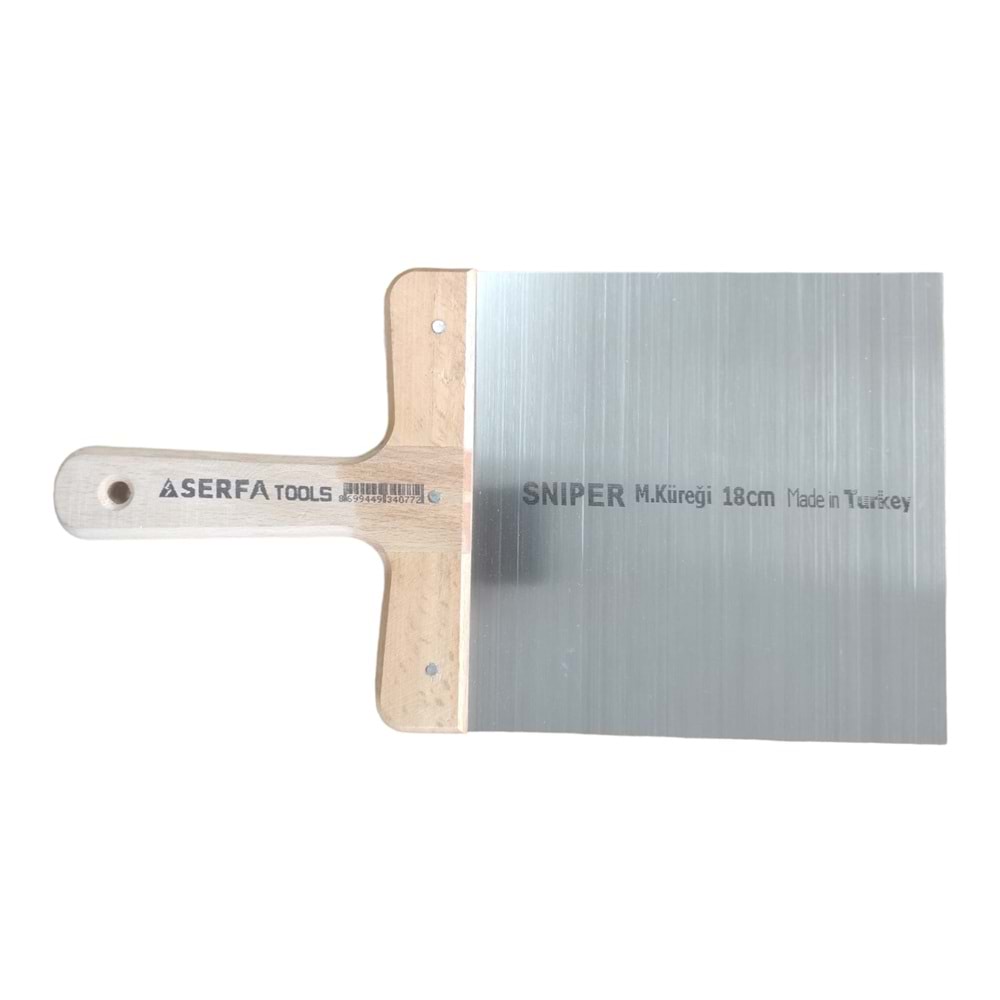 077 Serfa Tools Ahşap Saplı Macun Küreği 18cm