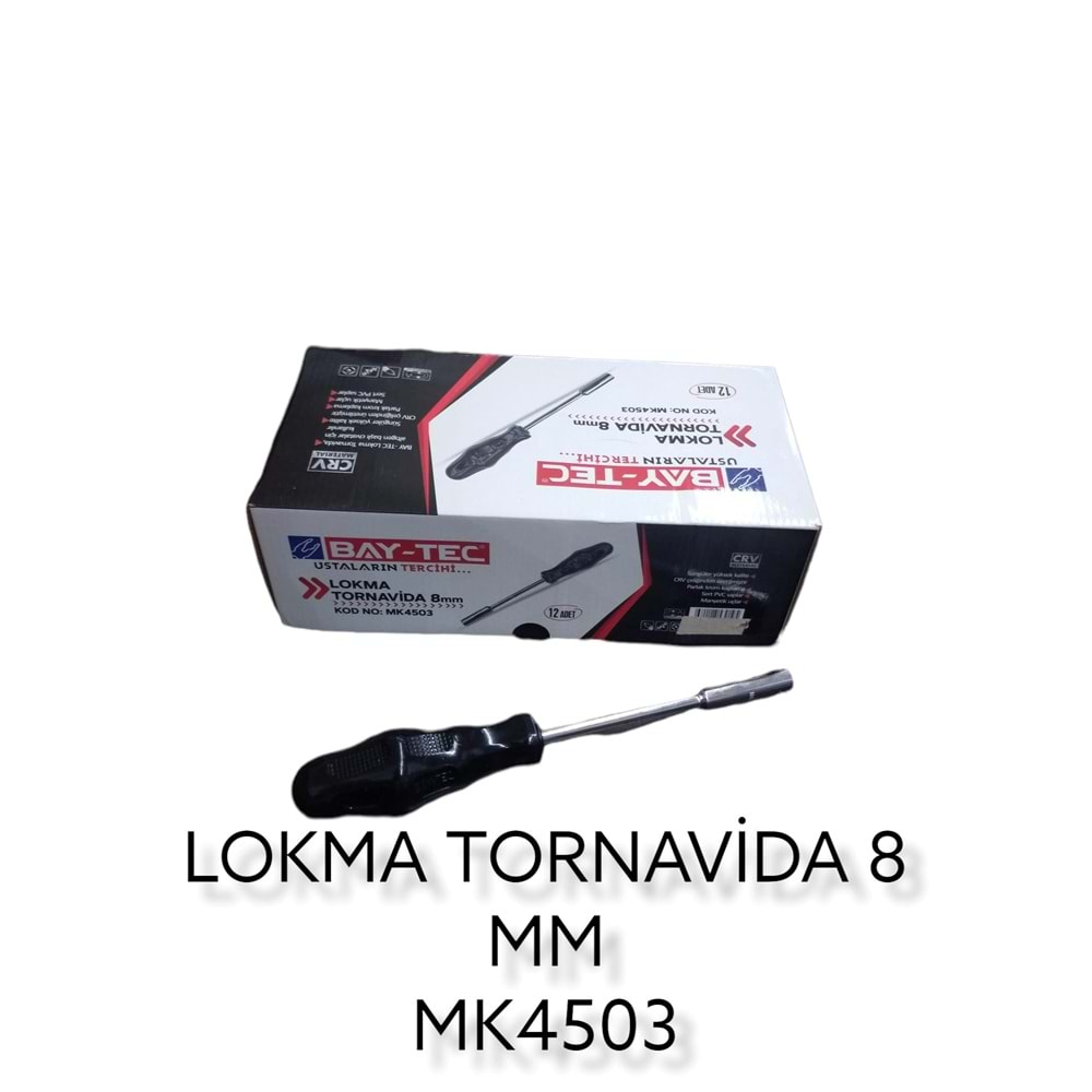 Mk4503 Bay-Tec Lokma Tornavida 8Mm