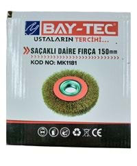 Mk1181 Bay-Tec Saçaklı Daire Fırça 150Mm