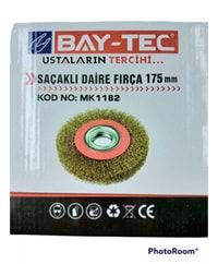 Mk1182 Bay-Tec Saçaklı Daire Fırça 175Mm