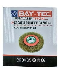 Mk1183 Bay-Tec Saçaklı Daire Fırça 200Mm