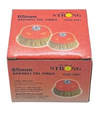 0061 Strong Saçaklı Tel Fırça 65mm