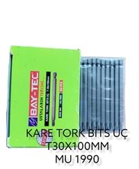 Mu1990 Bay-Tec Kare Tork Bits Uç T30*100Mm