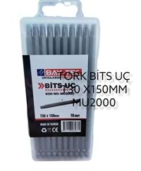 Mu2000 Bay-Tec Kare Tork Bits Uç T30*150Mm