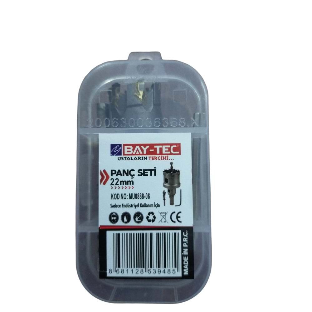 Mu0888-06 Bay-Tec Tct Metal Panç 22Mm