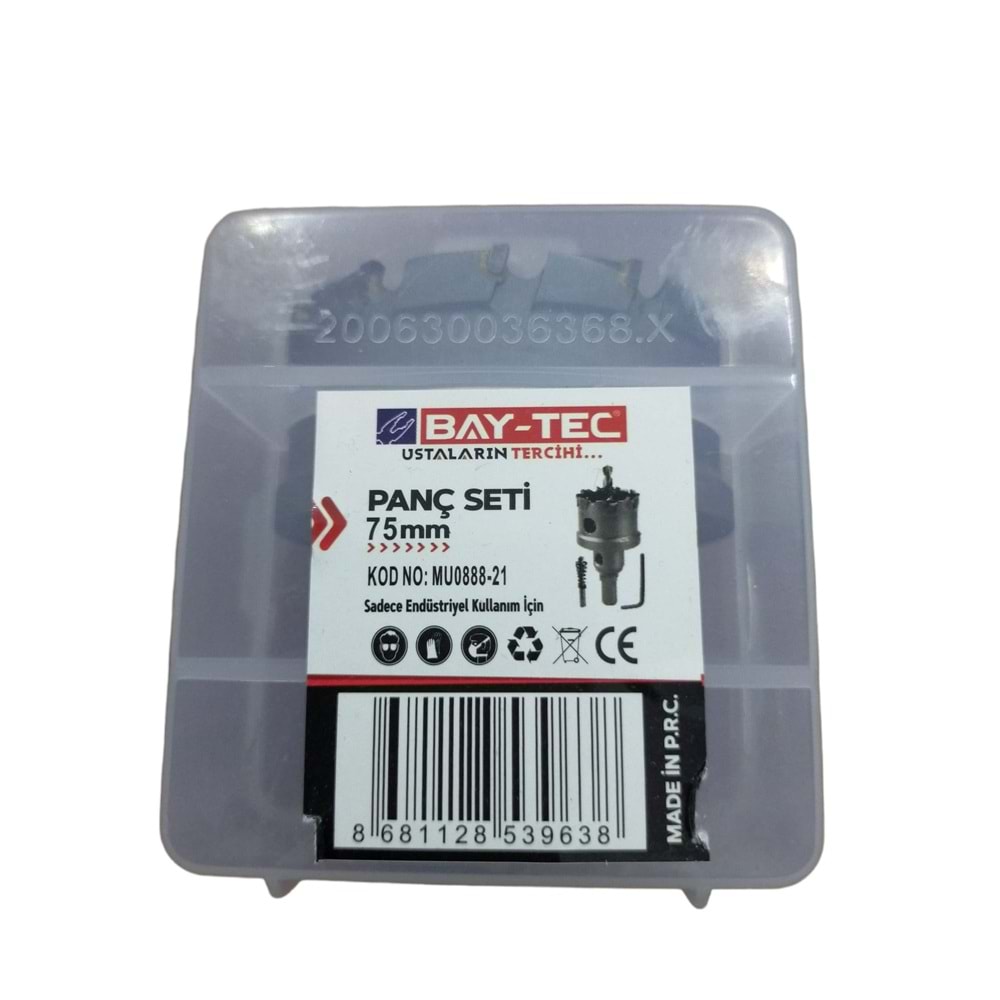 Mu0888-21 Bay-Tec Tct Metal Panç 75Mm