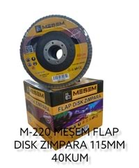M-220 Meşem Flap Dısk Zımpara 115Mm - 40 Kum