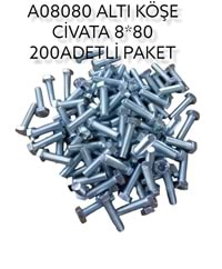 A08080 Daystar Altıköşe Civata 8*80