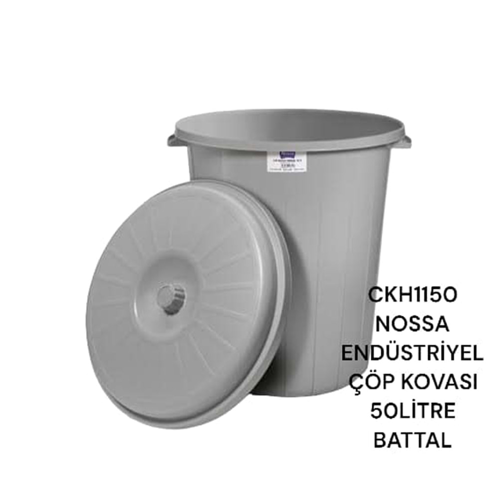 Ckb1150 Nossa Plastik Çöp Kovası 50Lt - Battal
