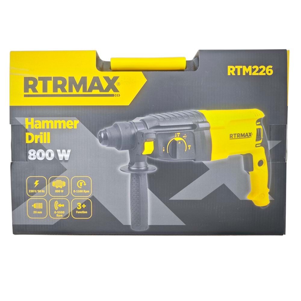 RTM226 Rtrmax 800W Kırıcı Delici Hilti 3kg