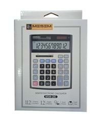 MSM-20C Meşem 12 Haneli Hesap Makinesi - Büyük