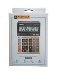 Msm-60C Meşem 12 Haneli Hesap Makinesi - Büyük