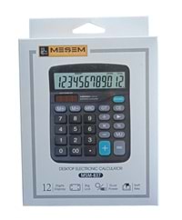 Msm-837 Meşem 12 Haneli Hesap Makinesi - Küçük