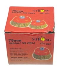0062 Strong Saçaklı Tel Fırça 75mm