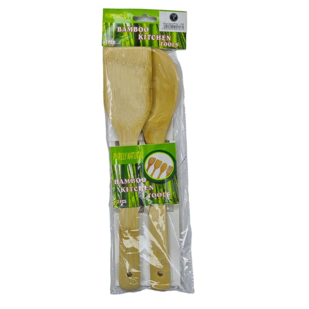 108 Real Şahin Bambu Kaşık Set 2Li