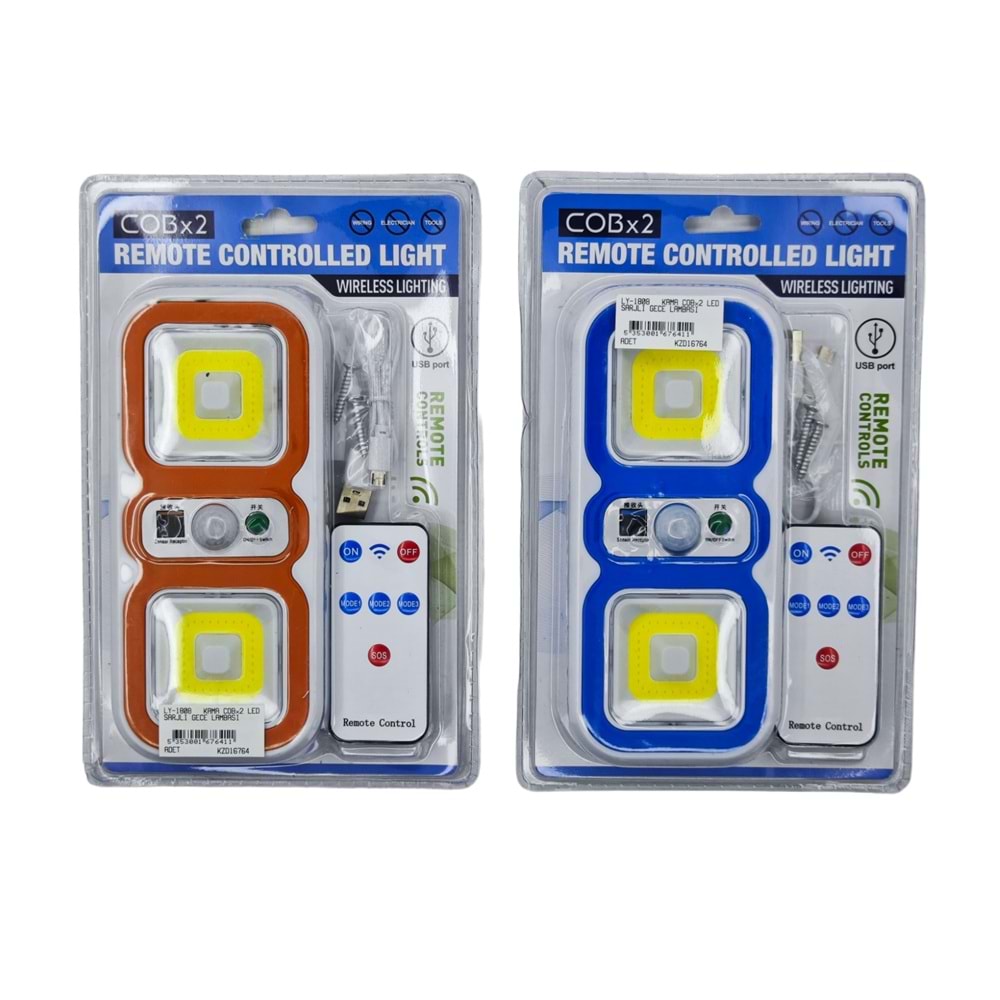 Ly-1808 Kama Cobx2 Led Şarjlı Gece Lambası