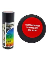 Ral 3020 Energıe E-600 Sprey Boya 400Ml - Trafik Kırmızı