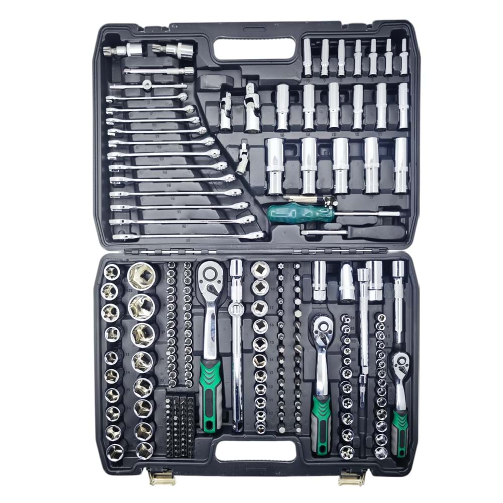 16933 Tools Lokma Ve Kombine Anahtar Takımı 216prç