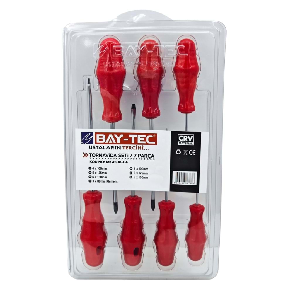 MK4508-04 Bay-Tec Tornavida Seti 7prç