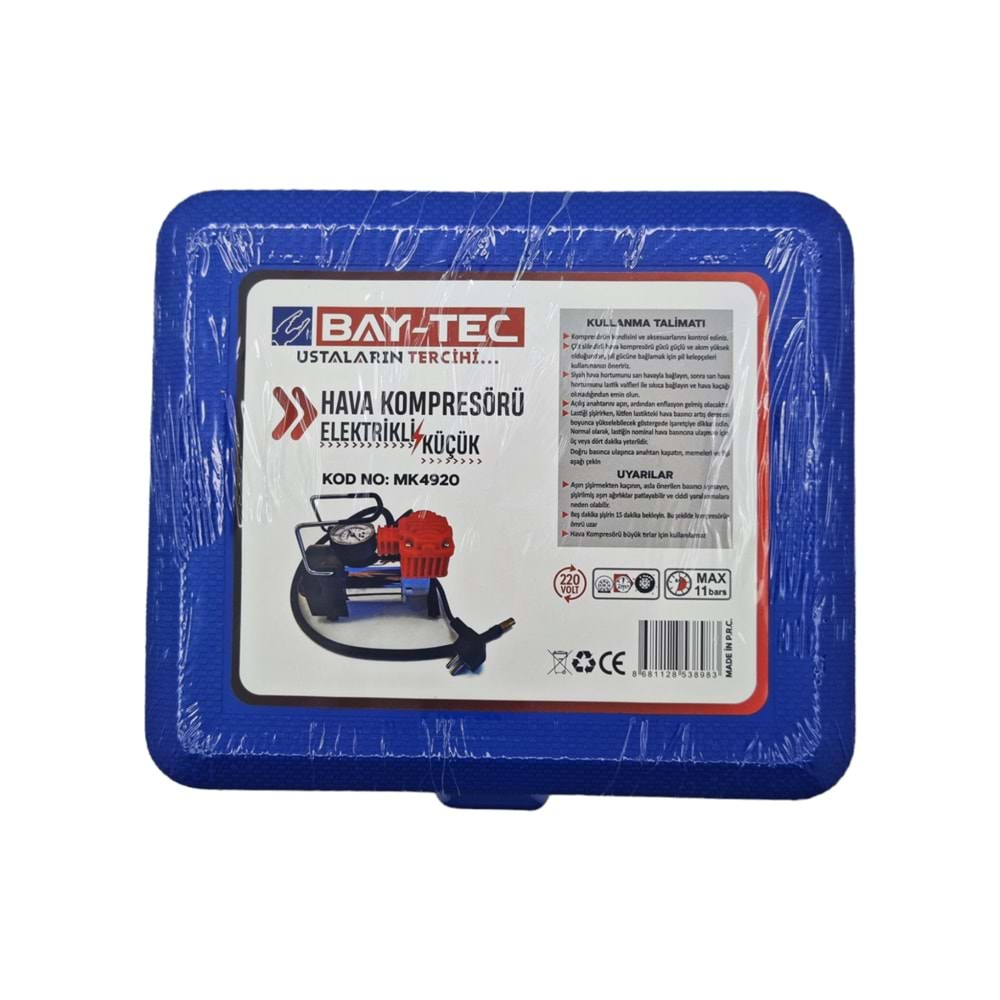 Mk4920 Bay-Tec Elektrikli Hava Kompresörü - Küçük