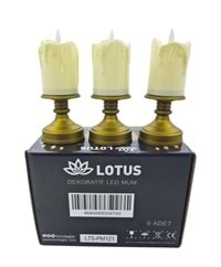 LTS-PM121 Lotus Dekoratif Led Mum