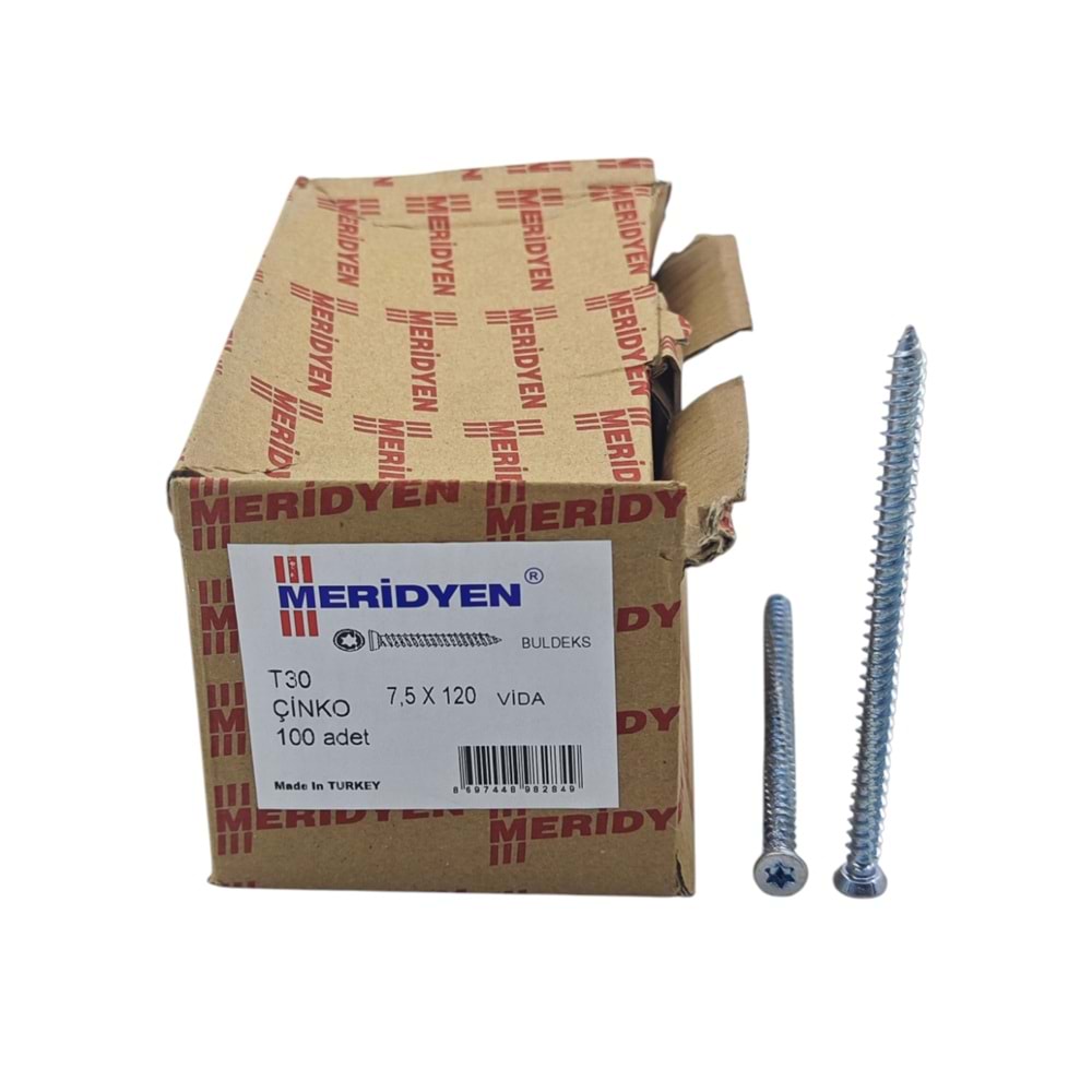 75120 Meridyen Buldeks Beton Vida 7.5*120mm