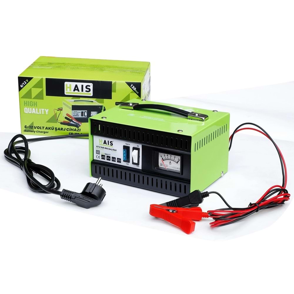 CB-10E-1 Hais 6-12V 7A Akü Şarj Cihazı 130W