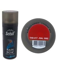 TAB-417 Selsil Raınbow Akrilik Sprey Boya 400ml - Karmen Kırmızı